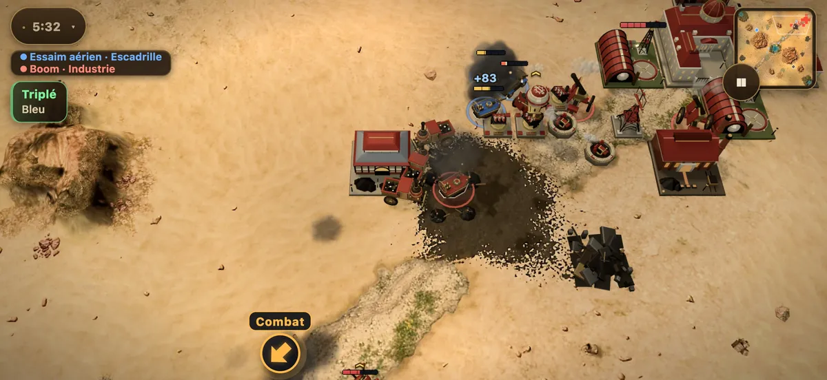 Assaut dans la Mer de dunes